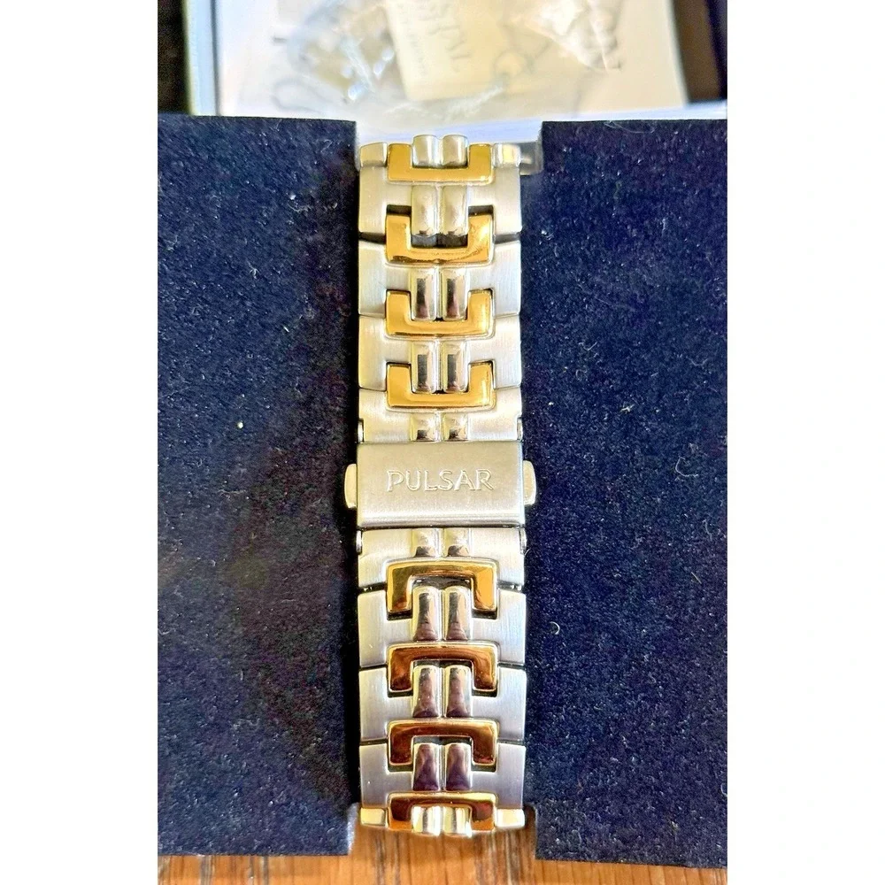 Pulsar Men's PXDA86 Sport Two-Tone‎ Stainless Steel Wristwatch EXC